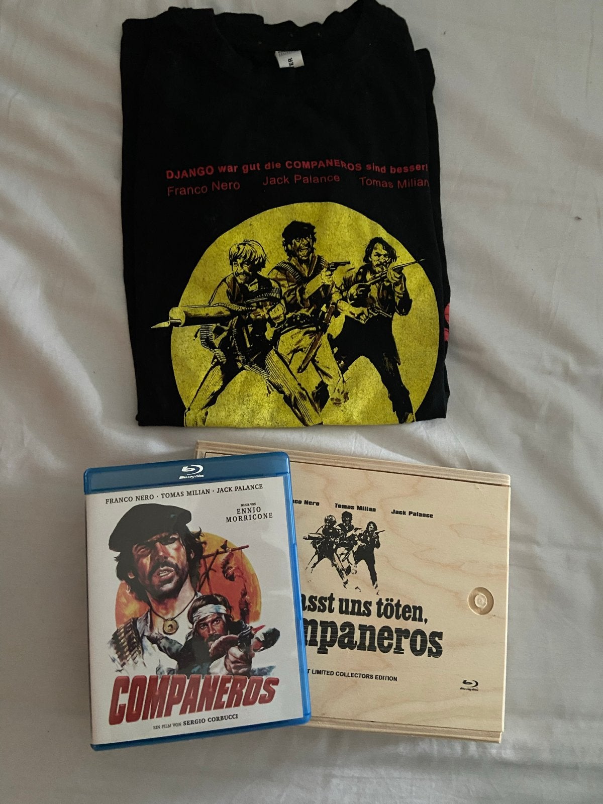 Companeros Luxe Box Blu-ray met T-shirt - Franco Nero, Verzenden, 1960 tot 1980, Zo goed als nieuw