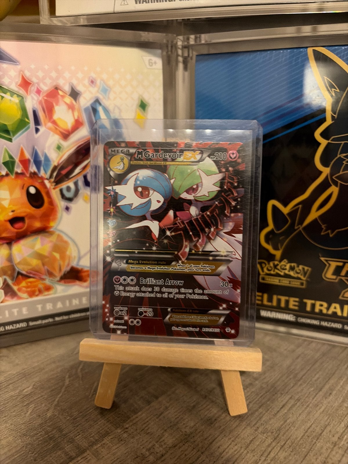 Mega Gardevoir EX RC31, Ophalen of Verzenden, Zo goed als nieuw, Losse kaart, Foil