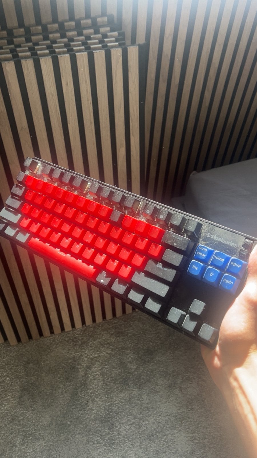 Apex 9 tkl mechanische toetseboord, Computers en Software, Gebruikt, Ophalen of Verzenden, Overige indelingen, Bedraad