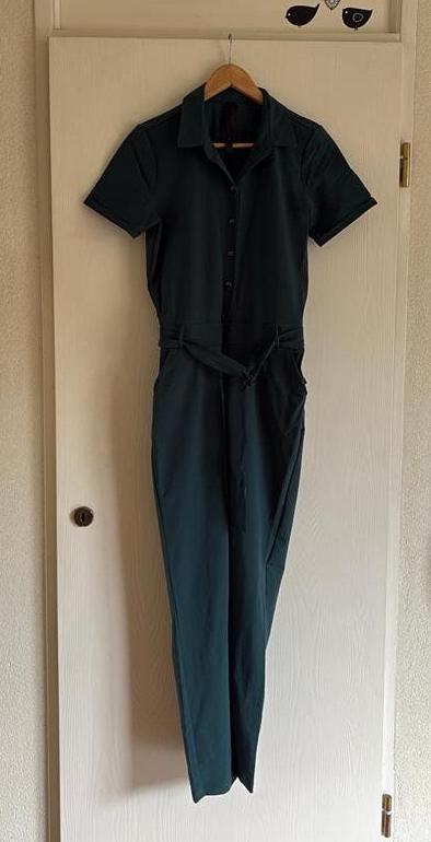 Jumpsuit je m’apelle aqua maat M (blauwgroen) travel quality, Ophalen of Verzenden, Zo goed als nieuw, Maat 38/40 (M), Blauw