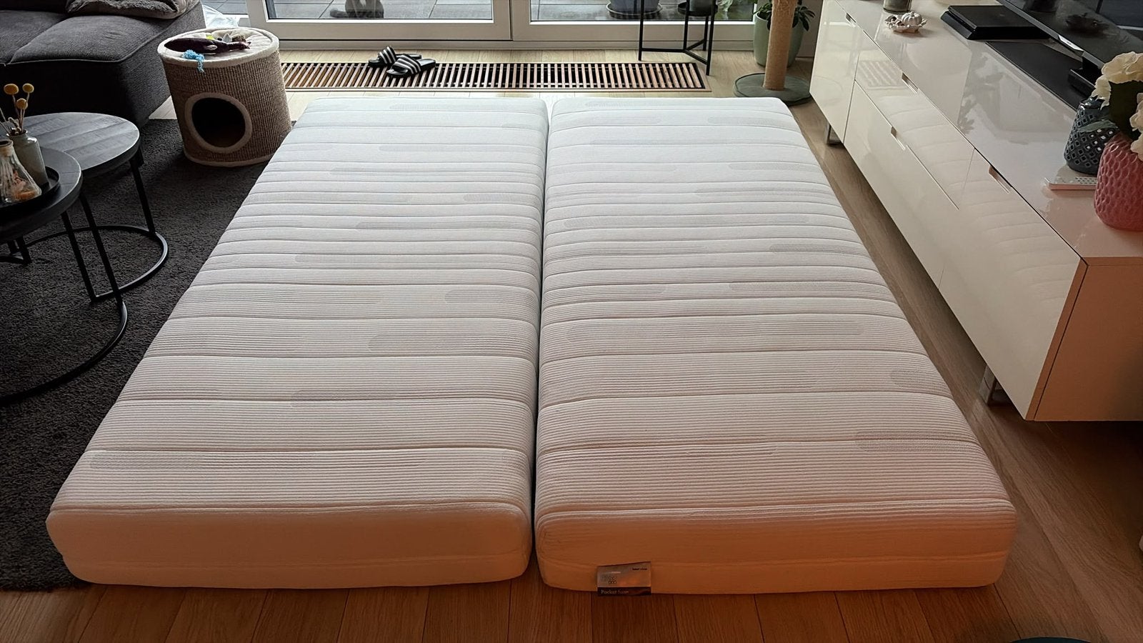 2x Beter Bed selected pocket foam matras 90x220, zeer netjes, Ophalen, Gebruikt, 90 cm, Eenpersoons