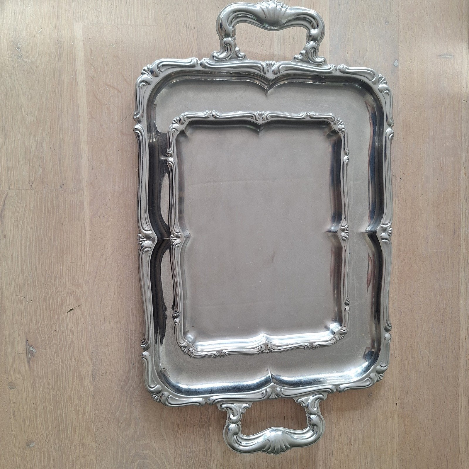 Alessi Italy rvs  2 vintage schalen, Overige materialen, Gebruikt, Ophalen of Verzenden, Schaal of Schalen