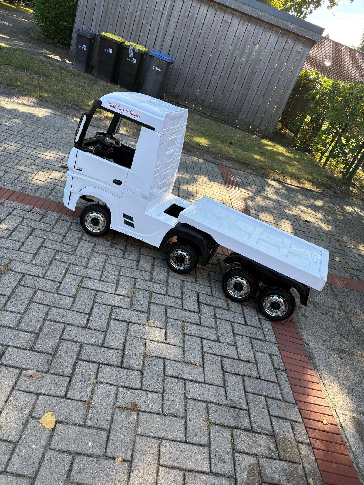Mercedes Actros Kinder Vrachtwagen Elektrisch met AB, Kinderen en Baby's, Ophalen, Gebruikt, Afstandsbediening