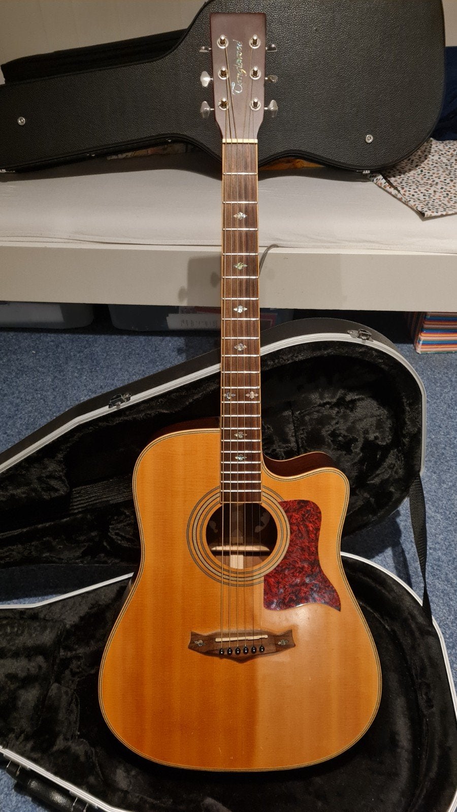 Tanglewood TW15CE incl. Gator hardcase, Ophalen, Gebruikt, Western- of Steelstringgitaar