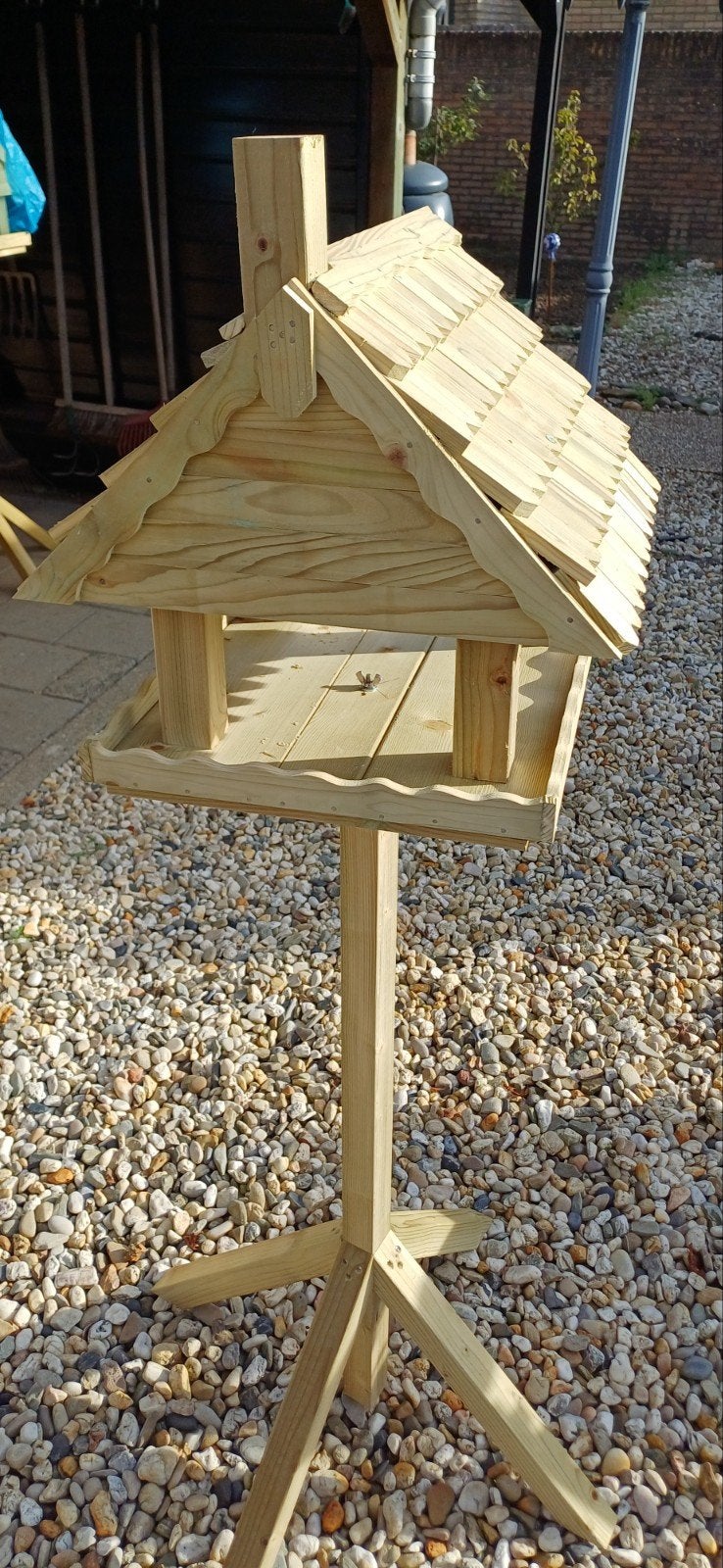 vogelvoederhuis van geimpr.tuinhout nieuw, Tuin en Terras, Ophalen, Nieuw