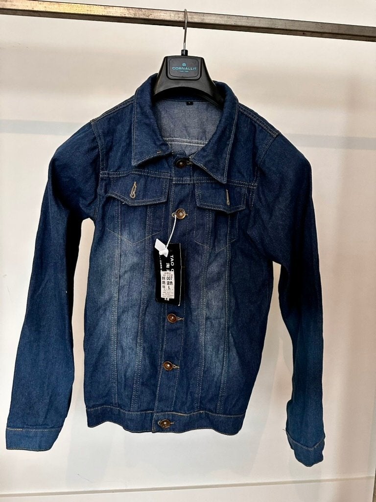SHEIN Heren Spijkerblouse Maat L Nieuw Denim Shirtv, Kleding | Heren, Shein, Nieuw, Halswijdte 39/40 (M), Verzenden