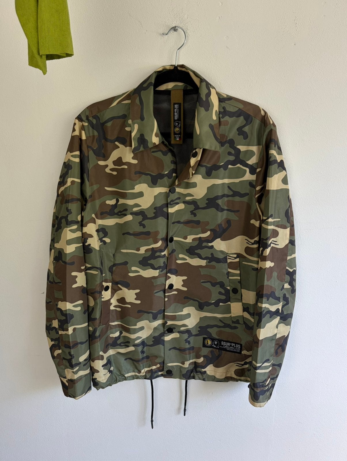 Surrplus camouflage print wind jack, Ophalen of Verzenden, Zo goed als nieuw, Maat 48/50 (M), Groen