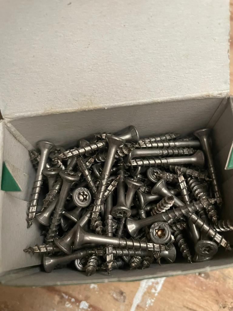 RVS schroeven, Ophalen, Schroeven, Zo goed als nieuw, Minder dan 50 mm