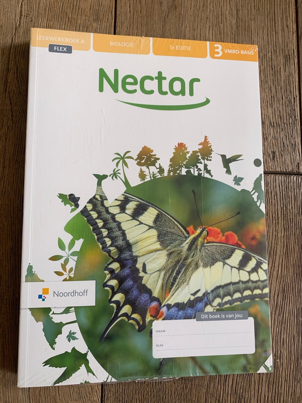 Nectar Biologie Leerwerkboek 3 A en B VMBO-Basis 3e klas, Ophalen of Verzenden, Nieuw, VMBO, Biologie