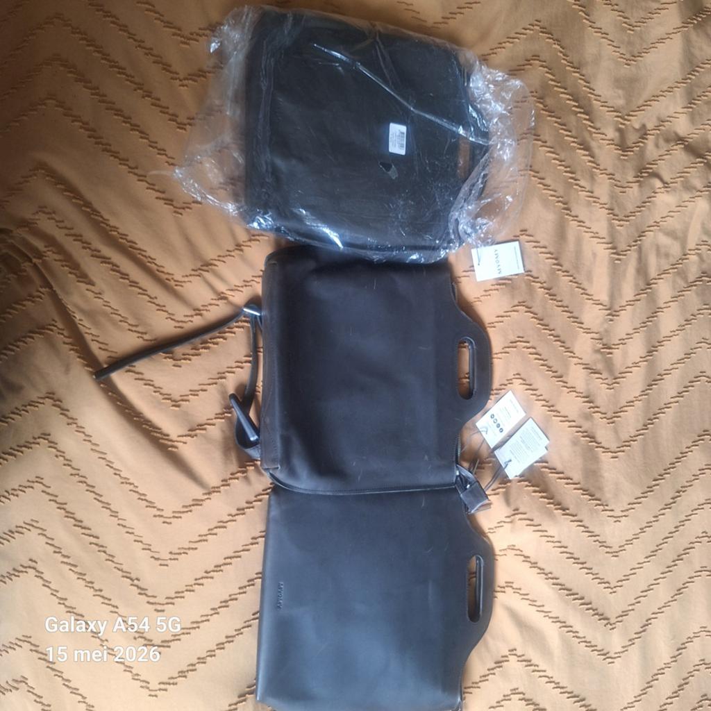 3x Nieuwe Myomy hand rugtassen , Leer Zwart 100 euro alle  3, Ophalen of Verzenden, Nieuw, Myomy