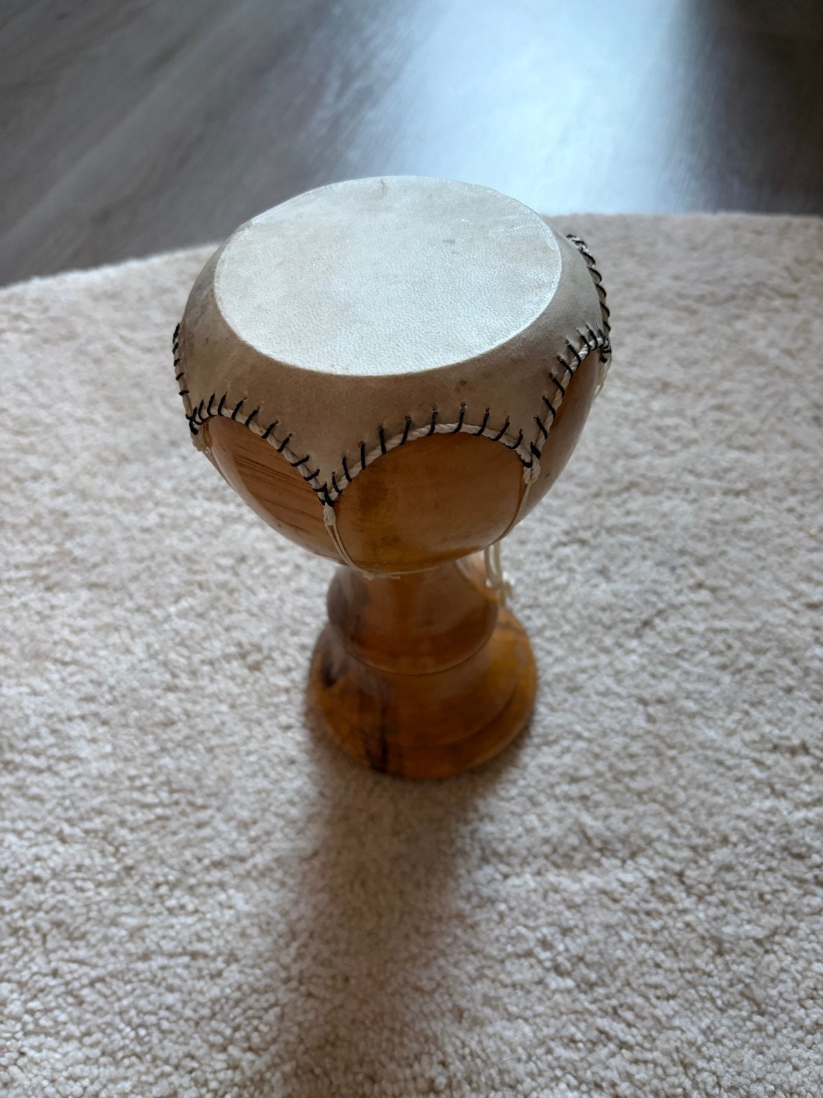 Mooie handgemaakte trommel, decoratief, Ophalen of Verzenden, Zo goed als nieuw, Trommel