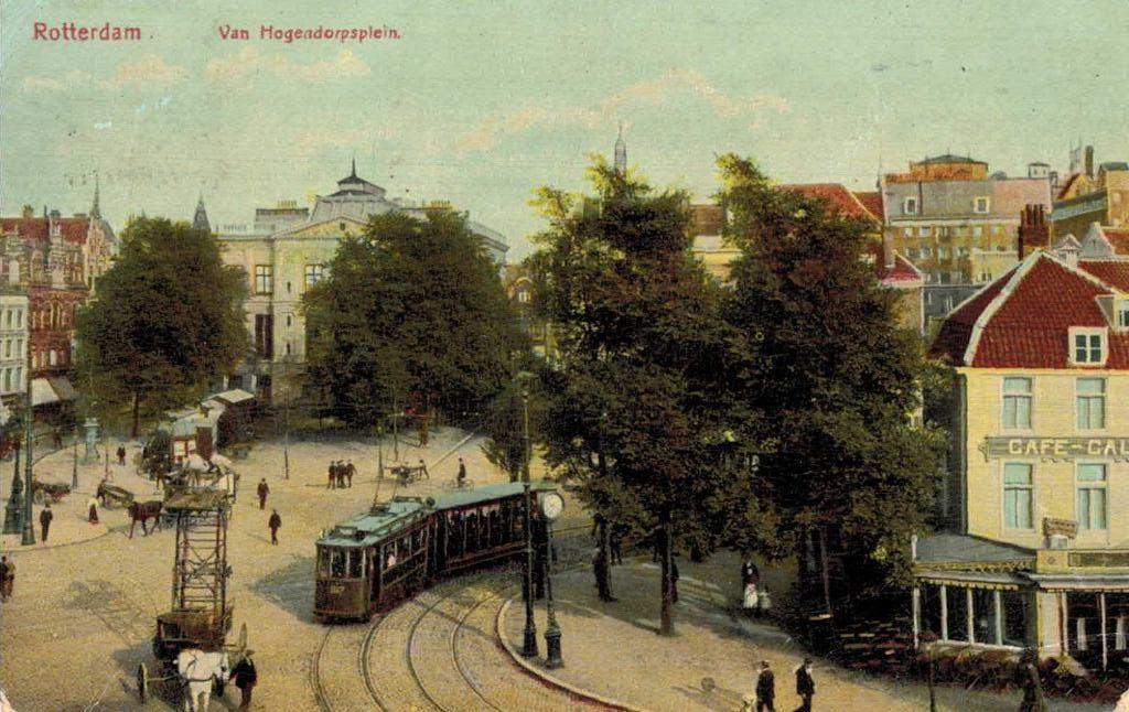 1913 ROTTERDAM Van Hogendorpsplein Tram Reparatiewagen, Verzenden, Voor 1920, Gelopen, Zuid-Holland