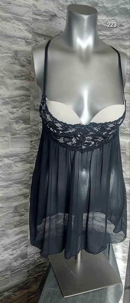 Sexy lingerie jurkje S, Ophalen of Verzenden, Zwart, Nachtkleding