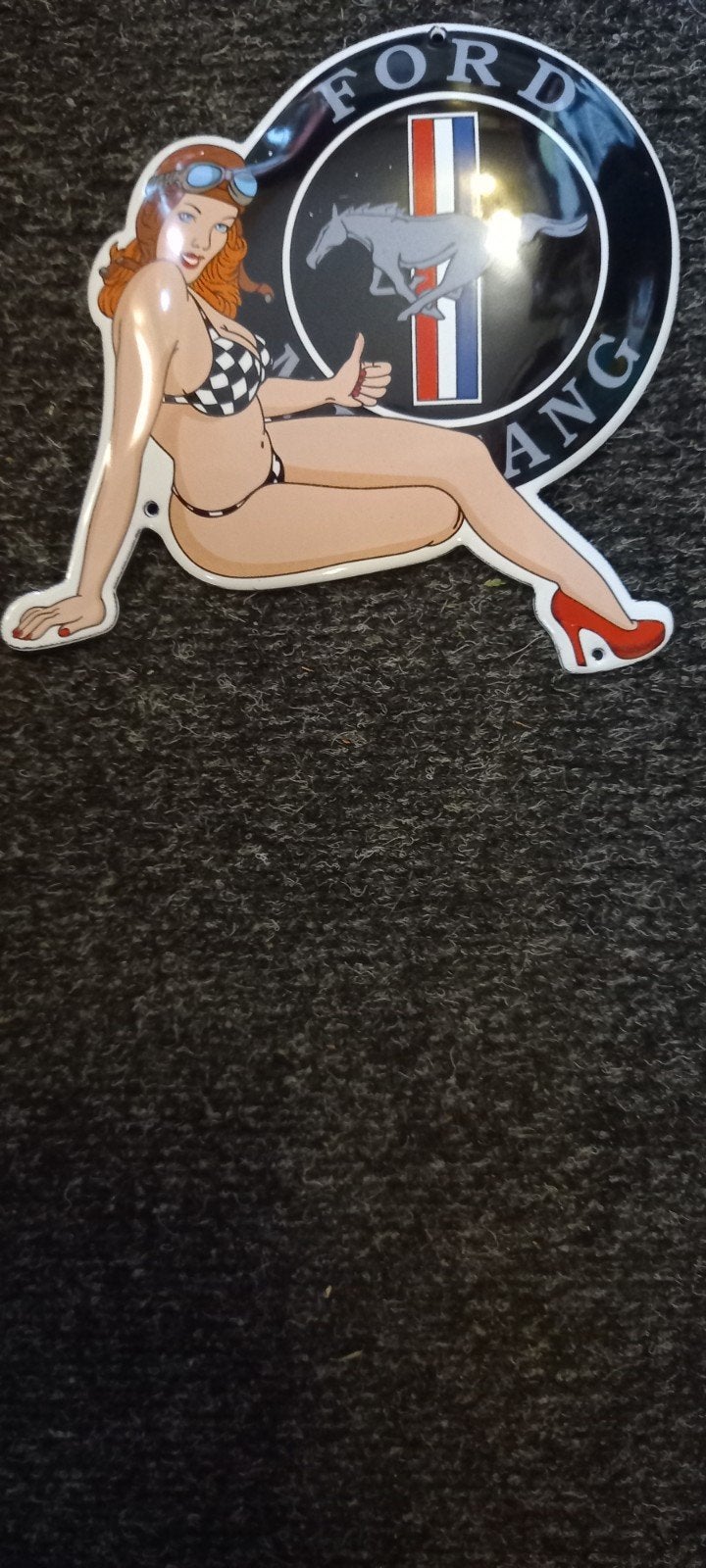 echt emaille reclame bordje zie foto, Verzamelen, Ophalen of Verzenden