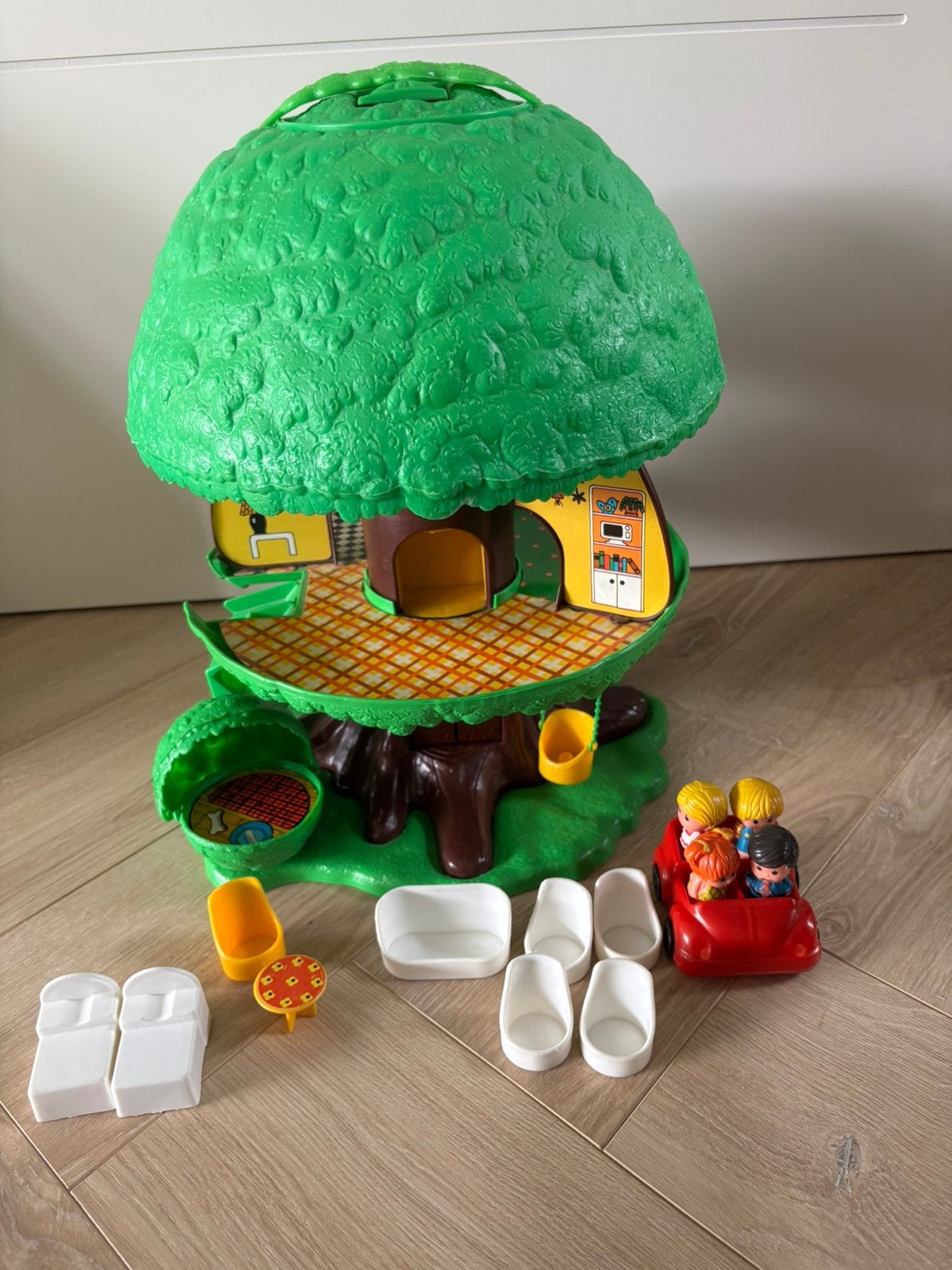 FAMILIE TOTS BOOMHUIS VINTAGE (KENNER), Ophalen of Verzenden, Zo goed als nieuw, Poppenhuis