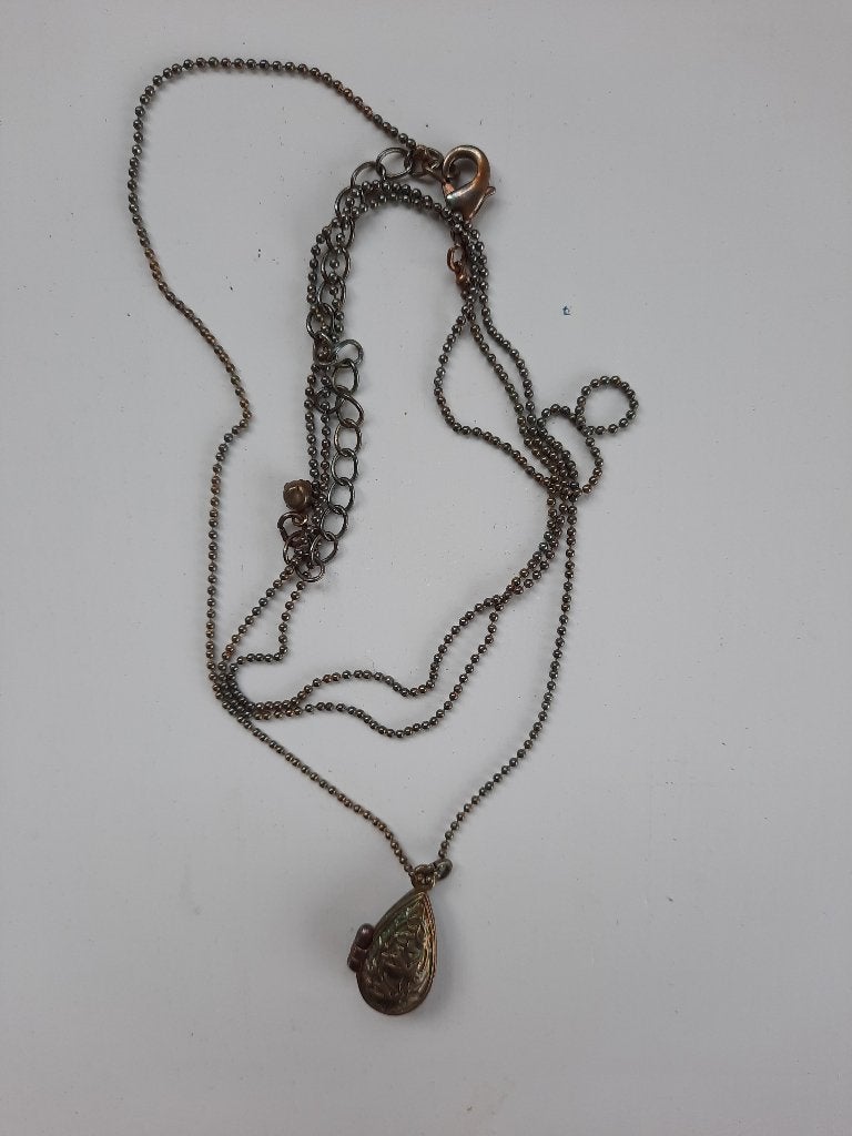 Ketting met medaillon, Ophalen of Verzenden, Zilver, Overige materialen