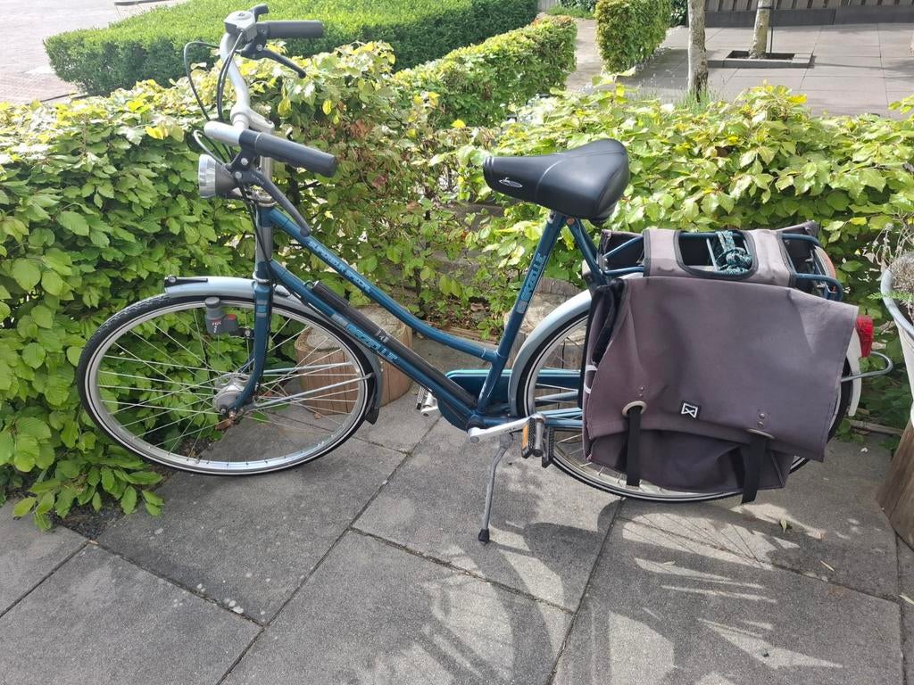 Gazelle Superieur Special Damesfiets met fietstassen, Ophalen