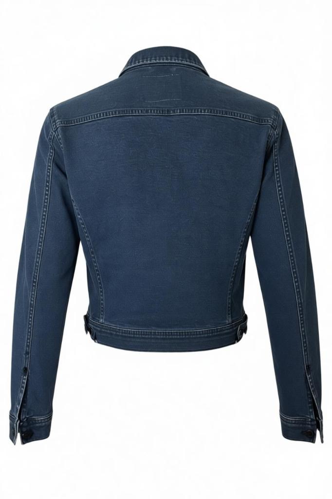Denham spijkervest L, Blauw, Ophalen of Verzenden, Zo goed als nieuw, Maat 34 (XS) of kleiner