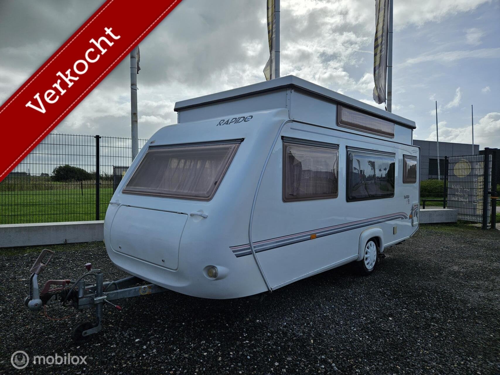 RAPIDO CLUB 42 EVOLUTION|HEFDAK|MOVER||LUIFEL|VOORTENT|VAST, Caravans en Kamperen, Vast bed, Reservewiel, Bedrijf, 750 - 1000 kg
