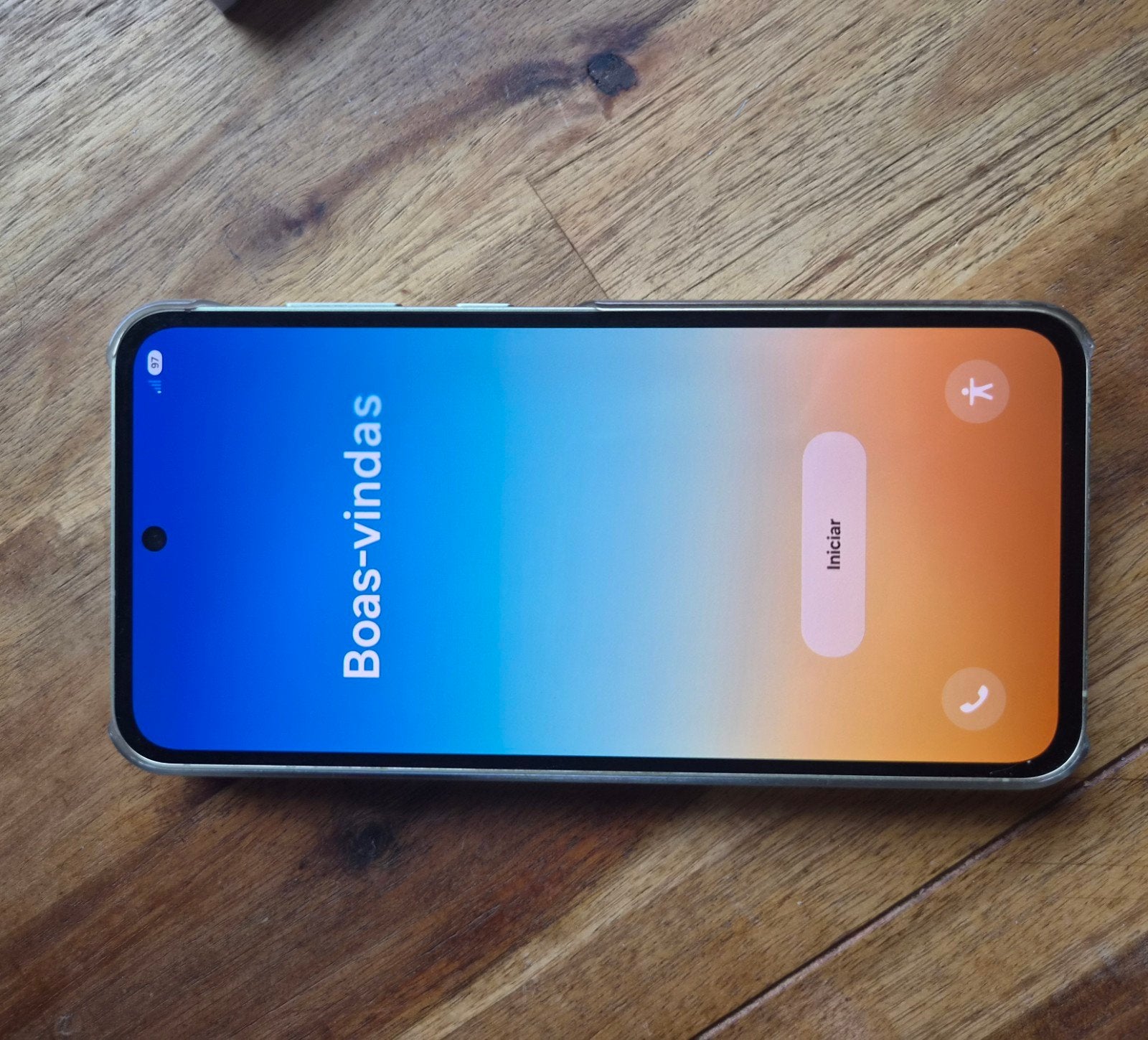 Samsung A55 in perfecte staat.  Kleur is zacht geel