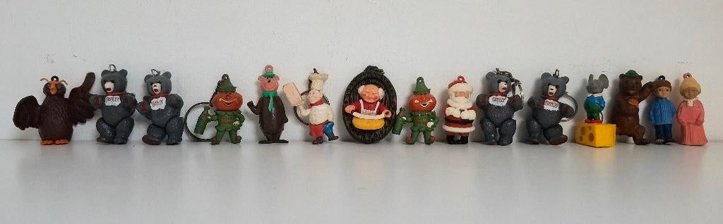 15 Sleutelhangers J '60&'70 oa Klaas Vaak, Oeroeboeroe €9,99, Verzamelen, Ophalen of Verzenden, Zo goed als nieuw, Knuffel of Figuurtje