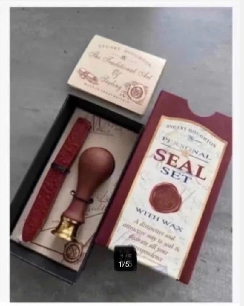 2 x Personal wax lak-stempel met wax (doos) O, I, pr.p.stuk, Ophalen of Verzenden