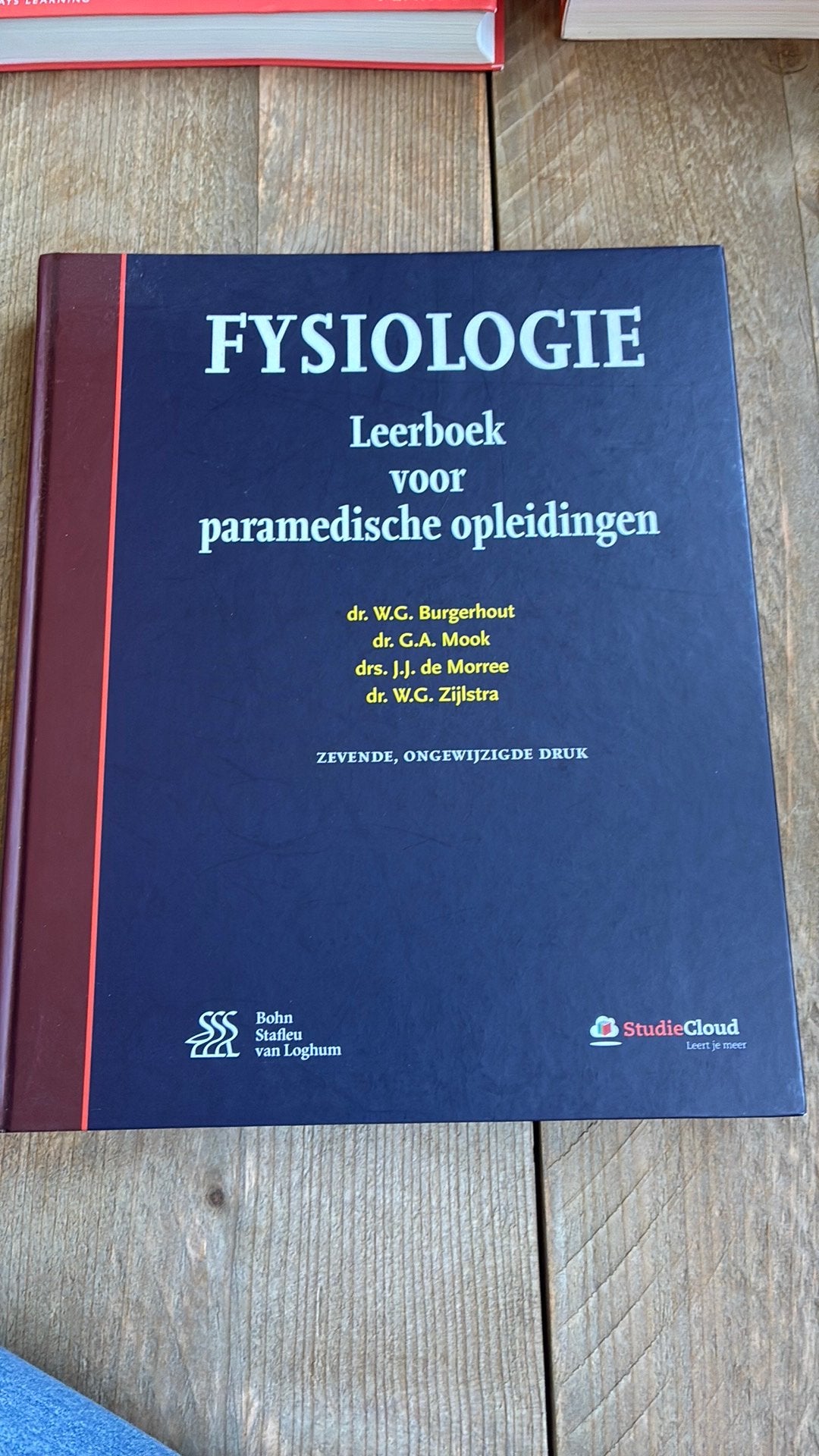 W.G. Burgerhout - Fysiologie, Ophalen of Verzenden, Zo goed als nieuw, W.G. Burgerhout; W.G. Zijlstra; J.J. de Morree; G.A. Mook