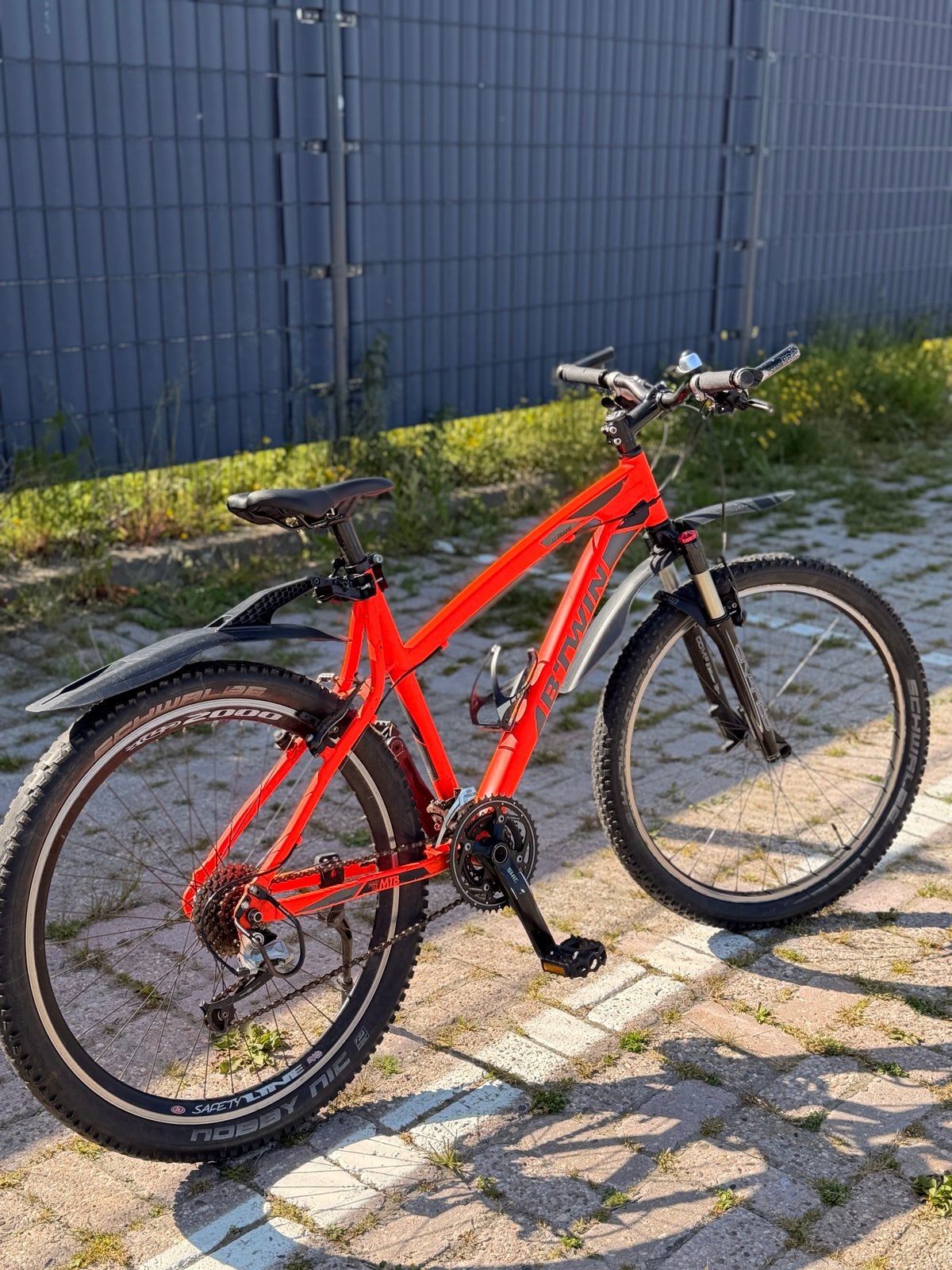 B'Twin Rockrider 340 Mountainbike - Oranje, Fietsen en Brommers, Gebruikt, Hardtail, 53 tot 57 cm, Ophalen