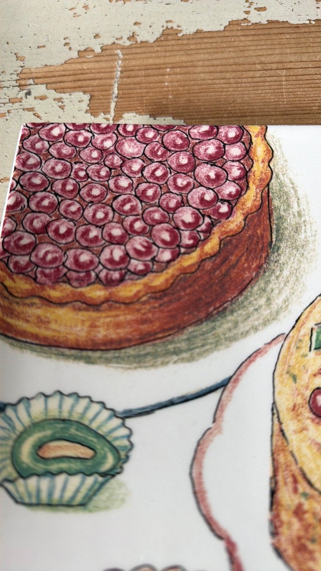 Gien DESSERT GOURMANDS, Ophalen of Verzenden, Zo goed als nieuw, Overige stijlen, Bord(en)