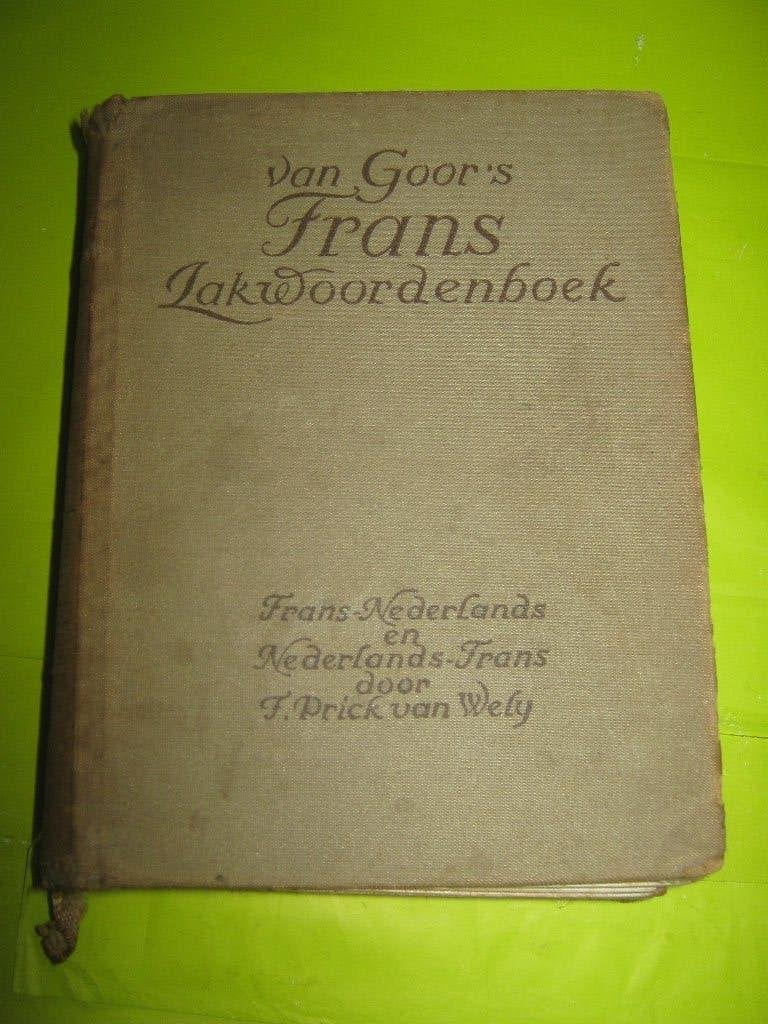 VAN GOOR'S FRANS  ZAKWOORDENBOEK DERDE DRUK 1943, Ophalen, Zie beschrijving