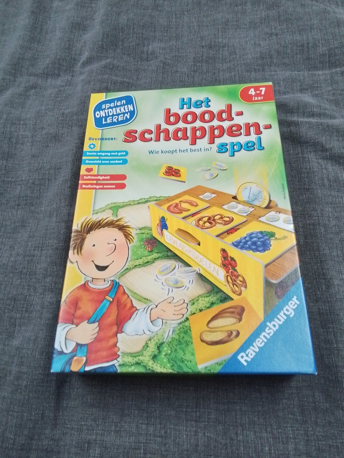 Ravensburger Het Boodschappen-spel (4-7 jaar), Hobby en Vrije tijd, Gezelschapsspellen | Bordspellen, Drie of vier spelers, Ophalen of Verzenden