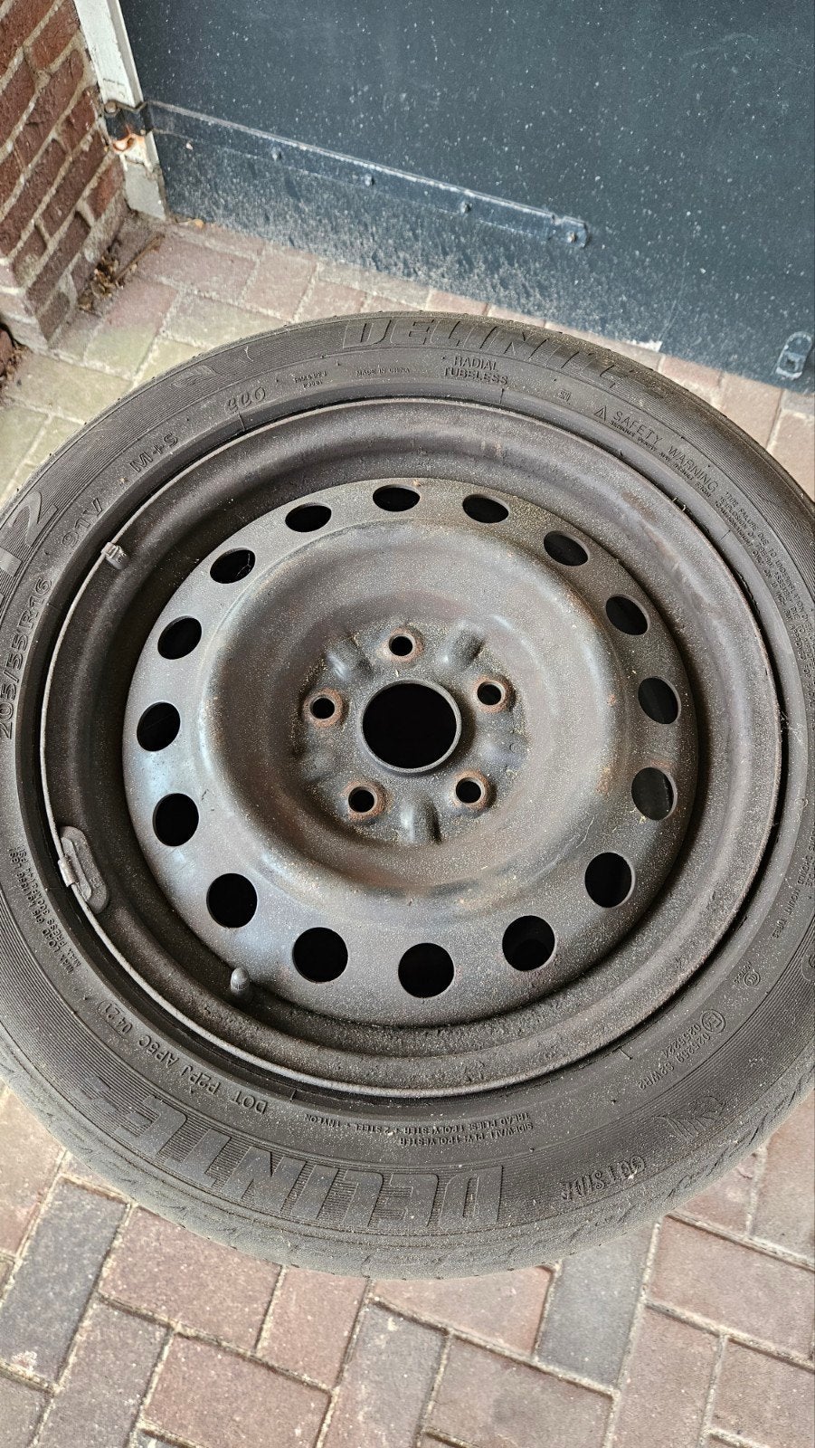 Velgen toyota auris 205/55/R16, Ophalen, Gebruikt