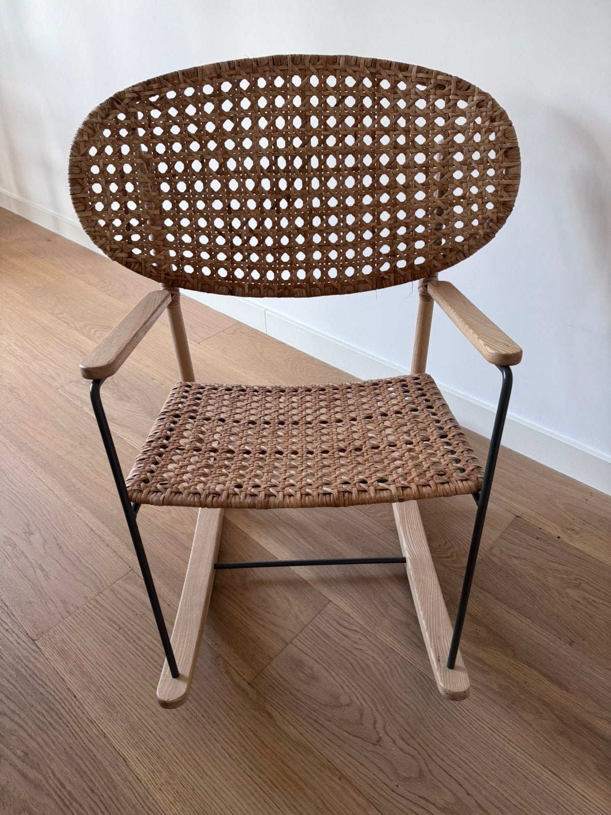 Ikea schommelstoel Gronadal, Ophalen, Zo goed als nieuw, Wit, Eén