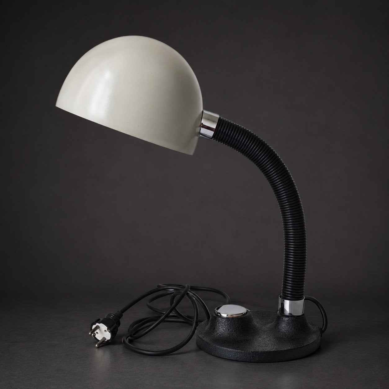 Hillebrand 7403-121 bureaulamp Heinz F.W. Stahl – jaren 70, Huis en Inrichting, Lampen | Tafellampen, Zo goed als nieuw, Kunststof