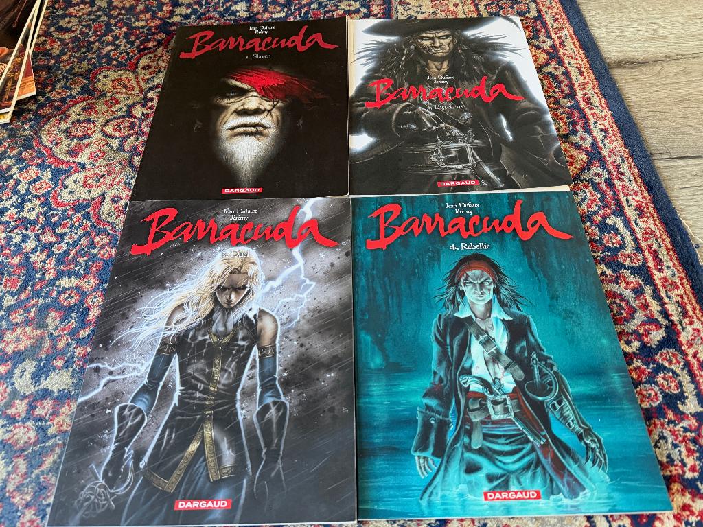 Barracuda. Jean Dufaux - Jérémy. Deel 1, 2, 3 en 4., Ophalen of Verzenden, Meerdere stripboeken, Jean Dufaux - Jérémy., Zo goed als nieuw