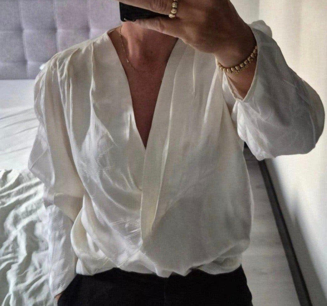 Super leuke blouse van Josh V, maat XL, Wit, Maat 46/48 (XL) of groter, Nieuw, Ophalen of Verzenden