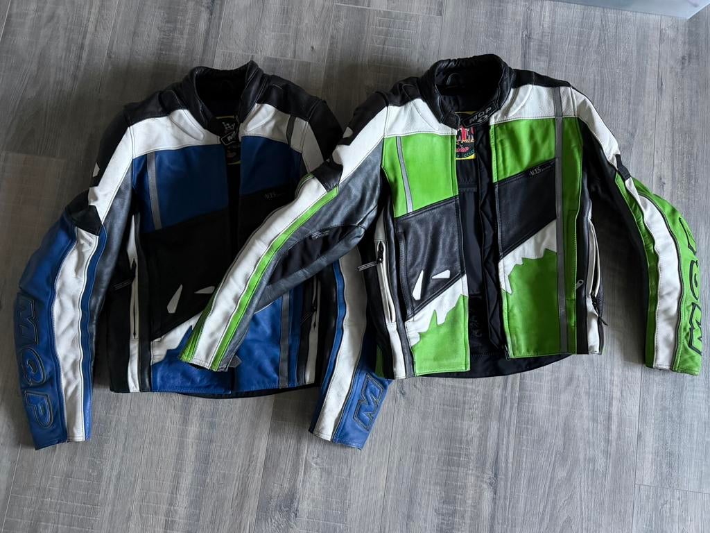 Lederen MQP ACES motor jassen 48H, Motoren, Ophalen of Verzenden, Tweedehands
