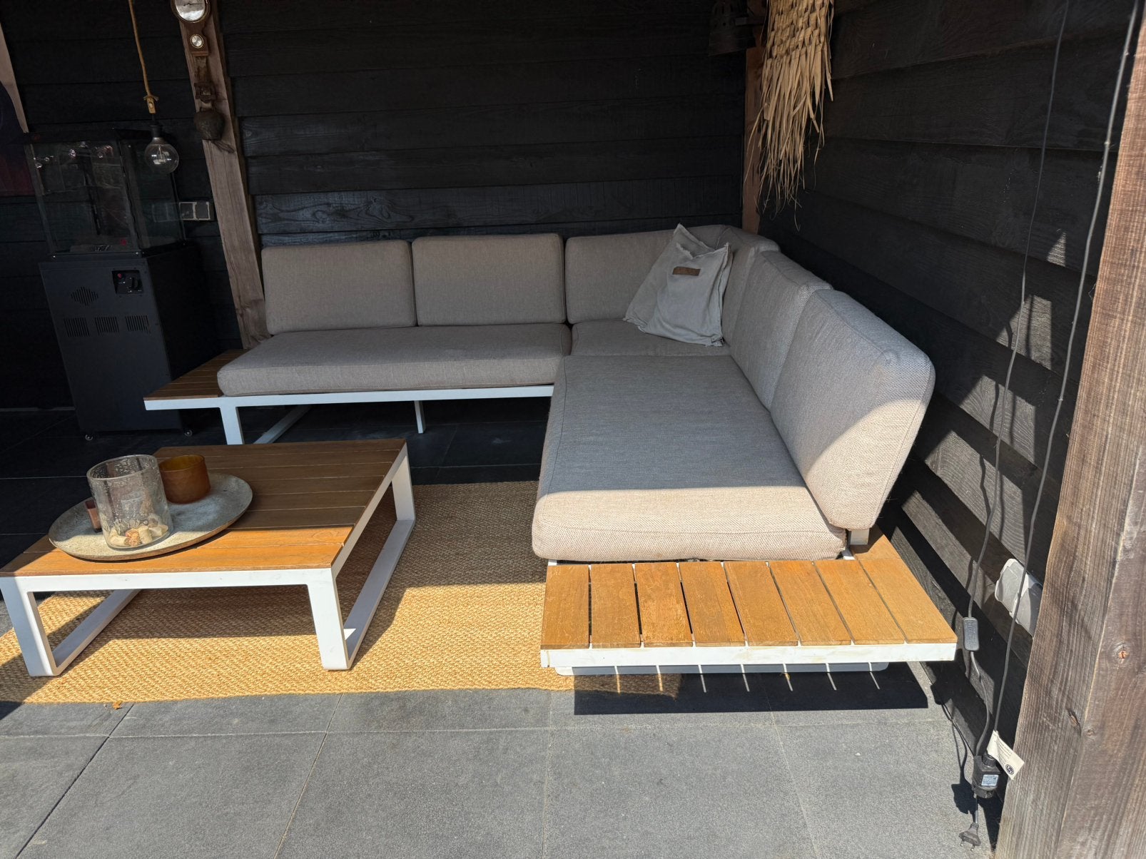 Loungeset  250x 250cm, Ophalen, Zo goed als nieuw, Wicker