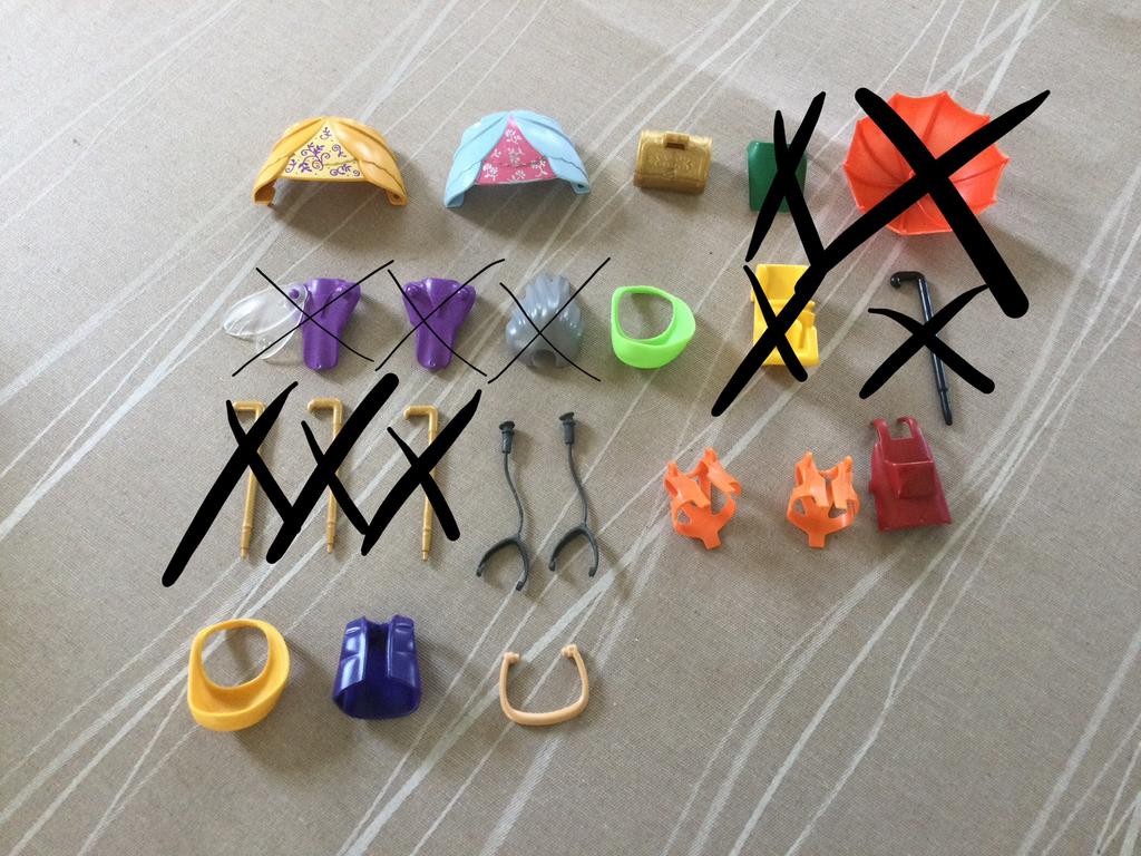 Playmobil vrouwen poppen accessoires., Ophalen of Verzenden, Zo goed als nieuw