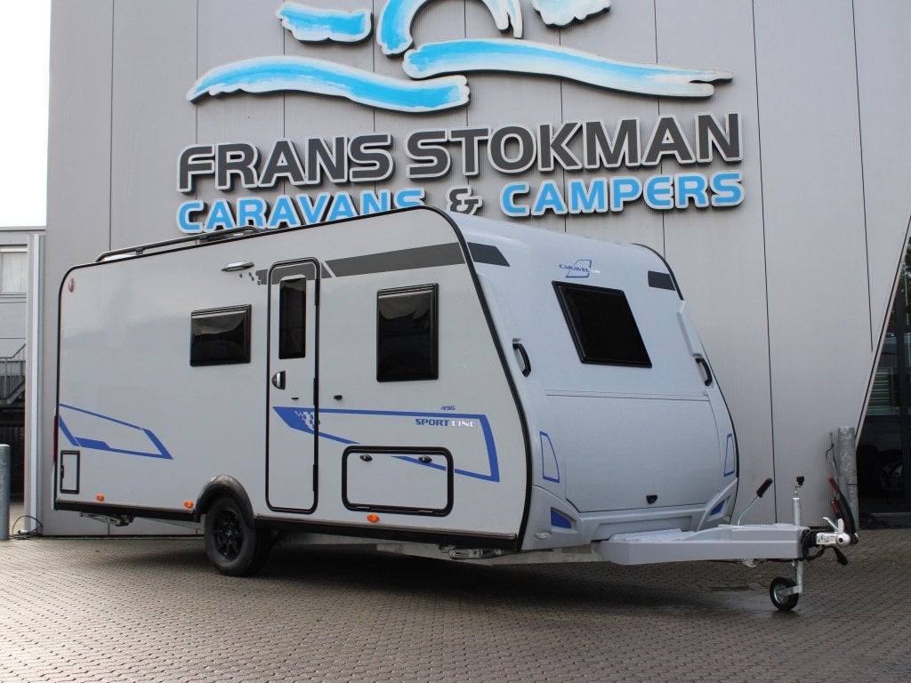 Caravelair Sport Line Stapelbed 496 NIEUW 2027, Bedrijf, Treinzit, Serviceluik, 5 tot 6 meter