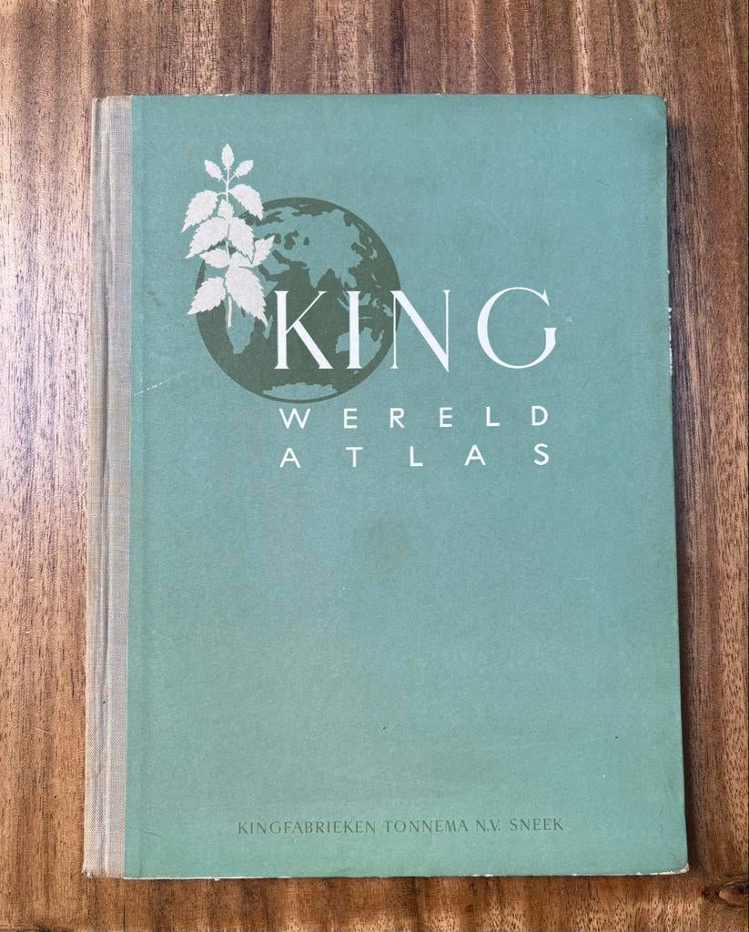 ‘King wereldatlas’ van G.J. de Vries, Gelezen, Overige atlassen, Ophalen of Verzenden, 1800 tot 2000