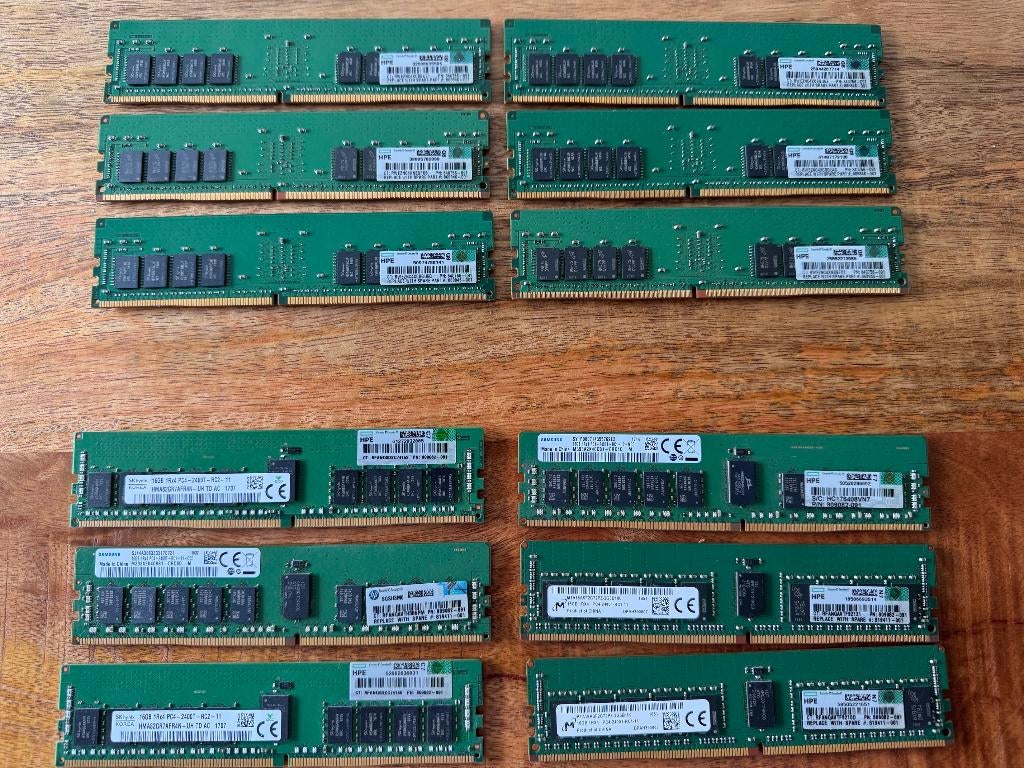 HP geheugen 16GB DDR4 (server), Computers en Software, RAM geheugen, Gebruikt, Server, DDR4, Ophalen of Verzenden