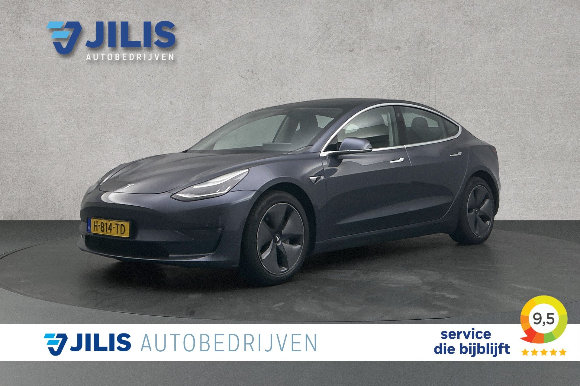 Tesla Model 3 Long Range AWD 75 kWh | Panoramadak | Lederen, Auto's, Tesla, Automaat, Huisgarantie, Met garantie (alle), 351 pk