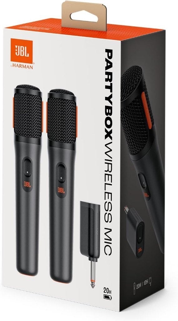 JBL PartyBox Draadloze Microfoons (Set van 2) Nieuw in Doos, Muziek en Instrumenten, Microfoons, Ophalen of Verzenden, Nieuw, Zangmicrofoon