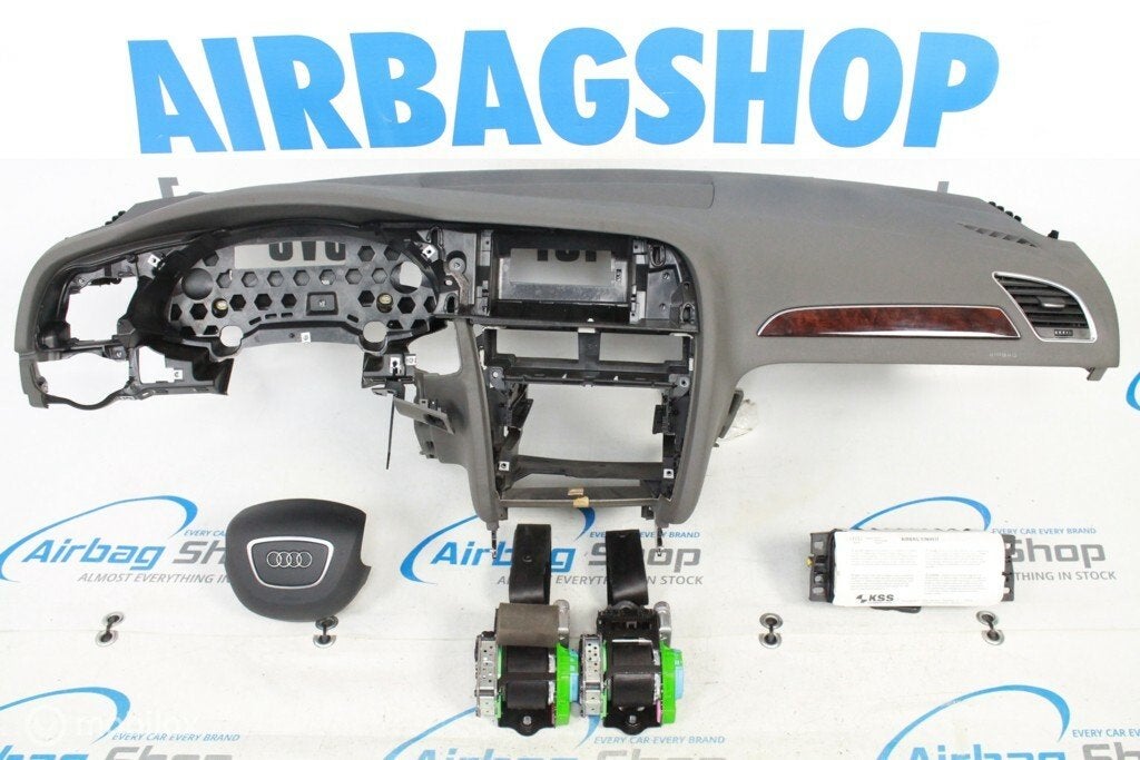 Airbag set - Dashboard grijs 4 spaak Audi A4 B8 (2012-2015), Auto-onderdelen, Gebruikt, Ophalen of Verzenden