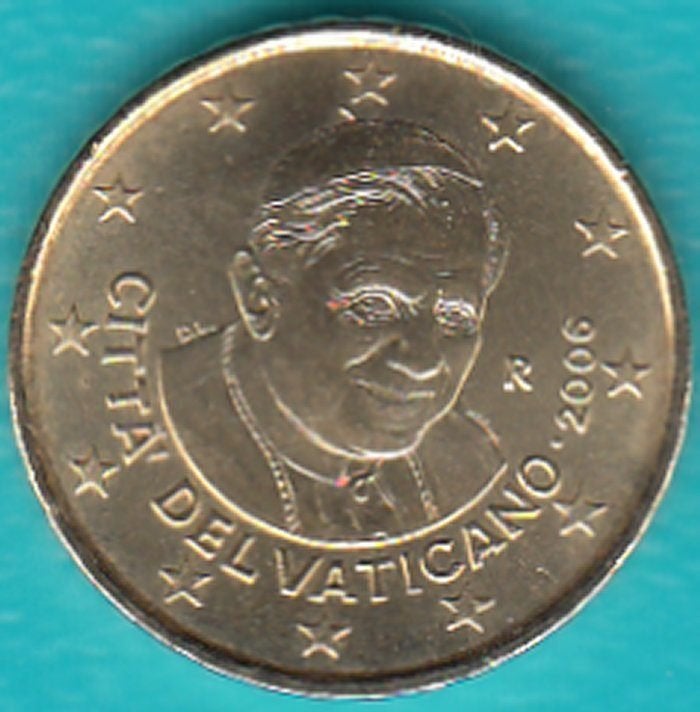Vaticaan 10 eurocent Benedictus XVI uit 2006 BU kwaliteit, Ophalen of Verzenden, Vaticaanstad, 10 cent, Losse munt