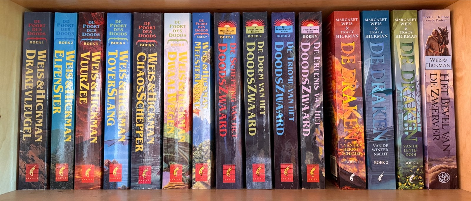 Fantasy Boekenreeks: De Poort des Doods, Doodszwaard, Draken, Verzenden, Gelezen
