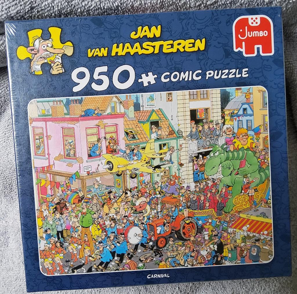 NIEUW,  Jan van Haasteren, Carnaval, 950 stukjes, Hobby en Vrije tijd, Denksport en Puzzels, Ophalen of Verzenden, 500 t/m 1500 stukjes