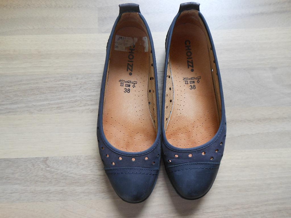 Dames schoenen maat 38 merk CHOIZZ, Ophalen, Blauw, Instappers, Gedragen