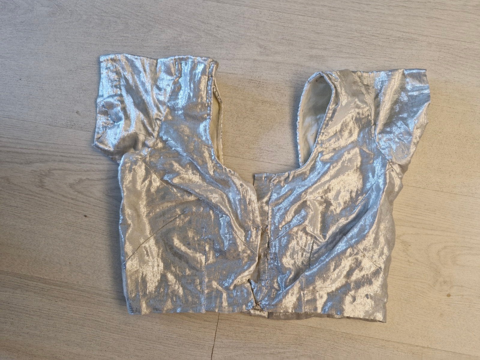 saree top, Ophalen of Verzenden, Maat 34 (XS) of kleiner, Zilver